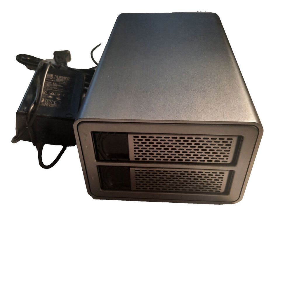 Yottamaster 2 Bay External Hard Drive Enclosure RAID USB3 2.5" 3.5" SATA HDD SSD